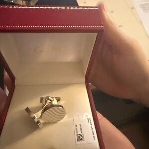 Cartier Silver Luxury Cufflinks